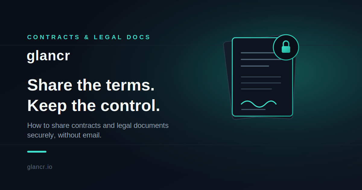 How to Share Contracts and Legal Documents Securely, Without Email